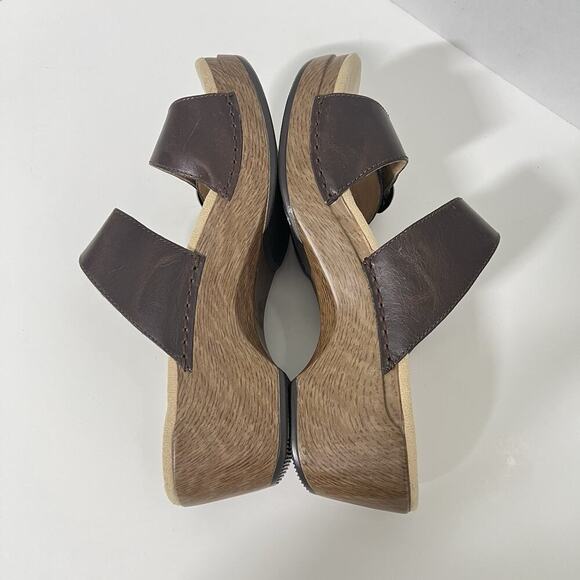 Dansko Sophie Brown Leather Slide Sandals Size 9 US / 40 EU Excellent - Picture 7 of 10